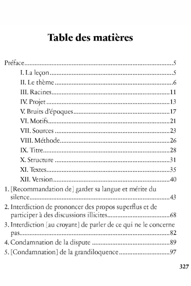 Das Buch des Schweigens