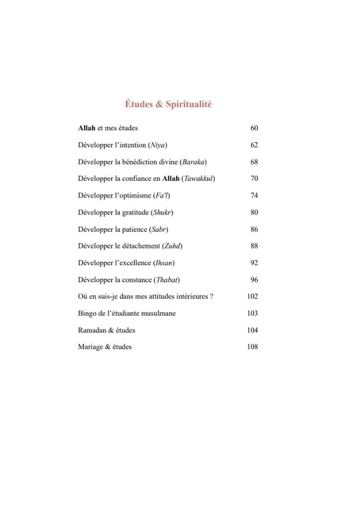 Harmoniser-Spiritualité & Études | Plannarty