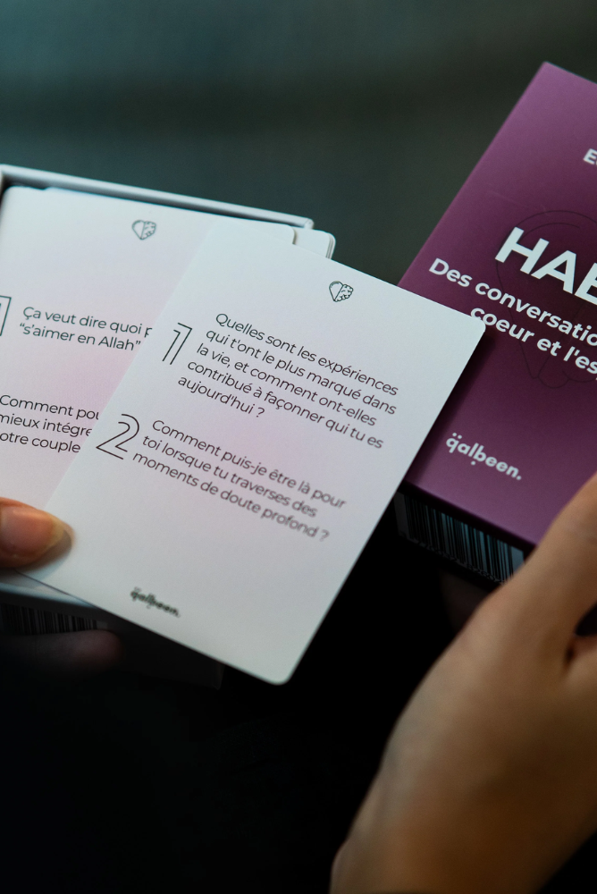 Qalbeen cartes HABIBI | Edition Couple