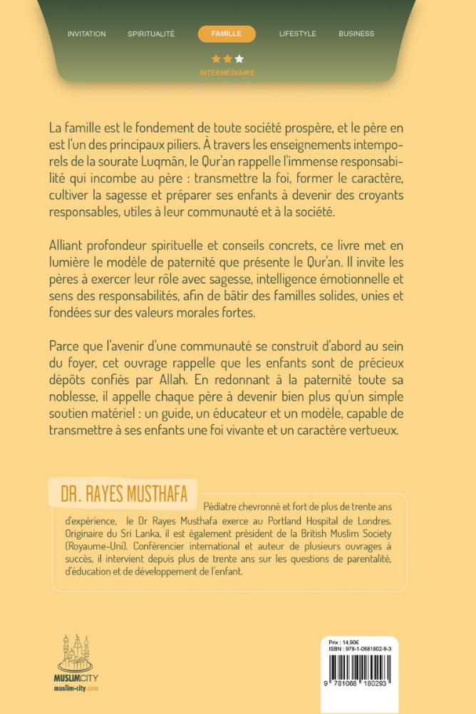 Le guide du père musulman - La paternité selon la sourate Luqman | Rayes Musthafa