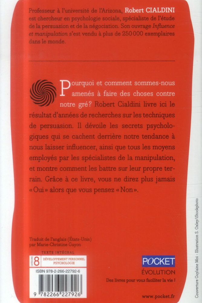 Influence et manipulation | Robert Cialdini