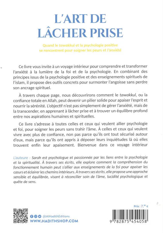 L’art de lâcher prise | Sarah Daghari
