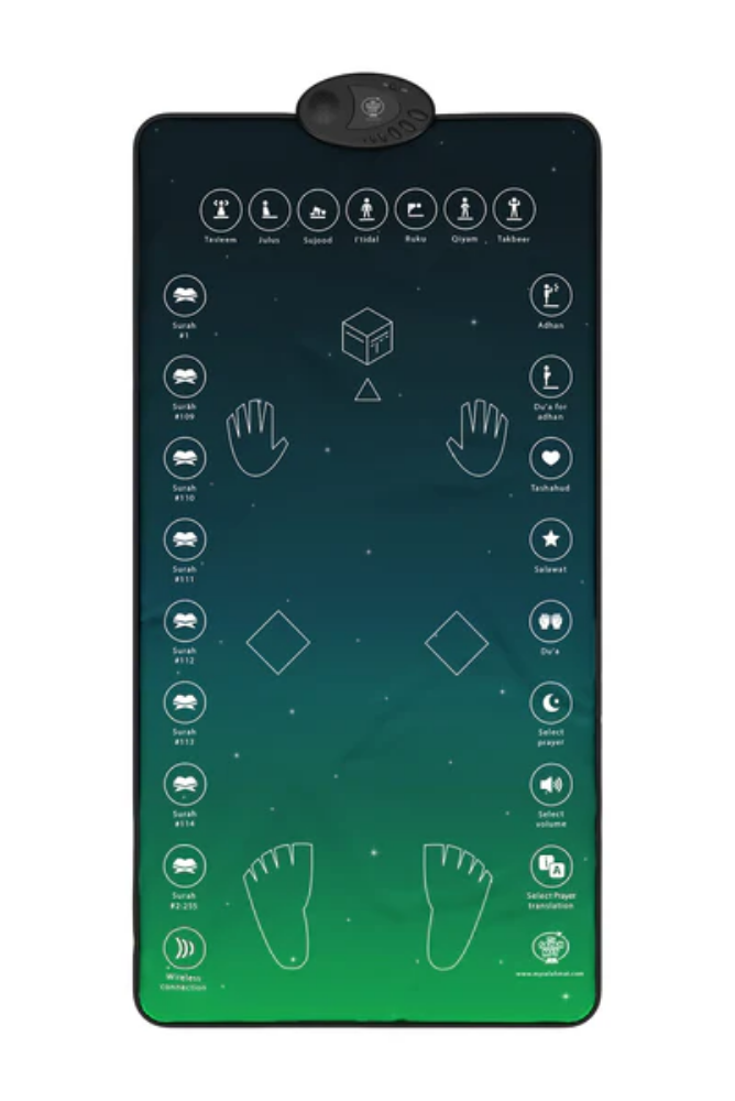 My Salah Mat – Tapis Interactif Adulte | Vert