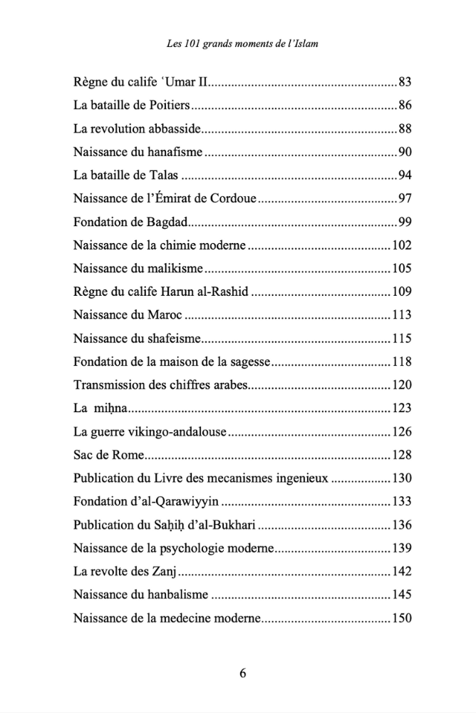 Les 101 grands moments de l'Islam