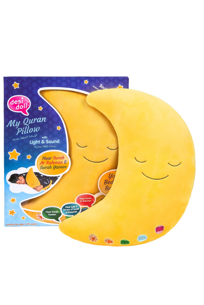 My Quran Pillow - Coussin coranique lune ( DesiDoll )