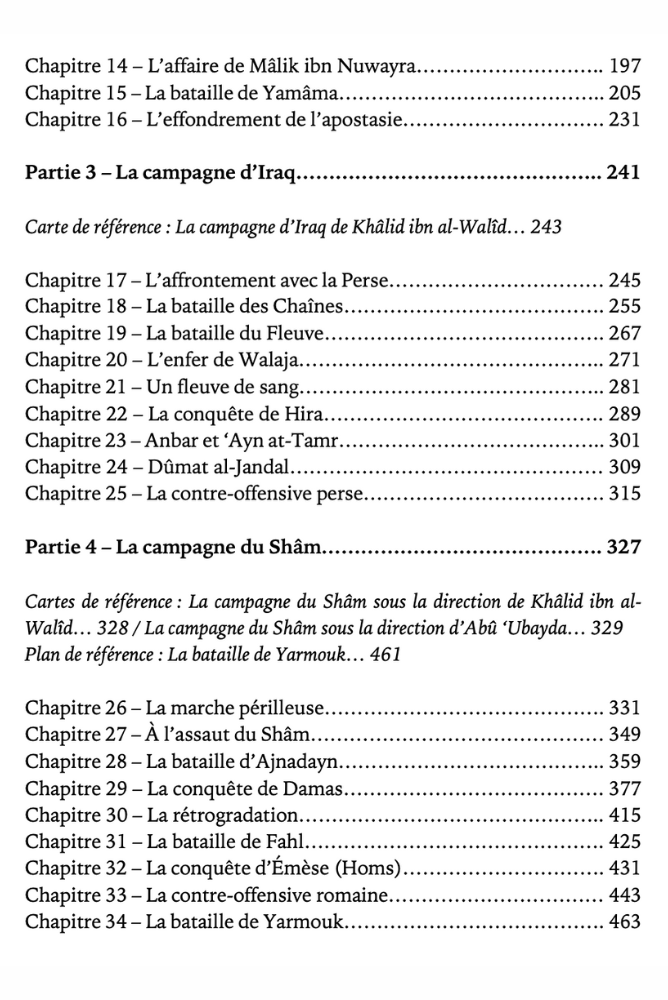 La biographie de Khâlid Ibn Al-Walîd