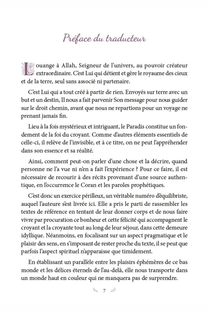 Ma soeur voici le Paradis qui t'est promis