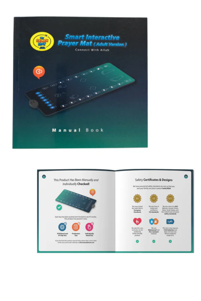 My Salah Mat – Tapis Interactif Adulte | Vert