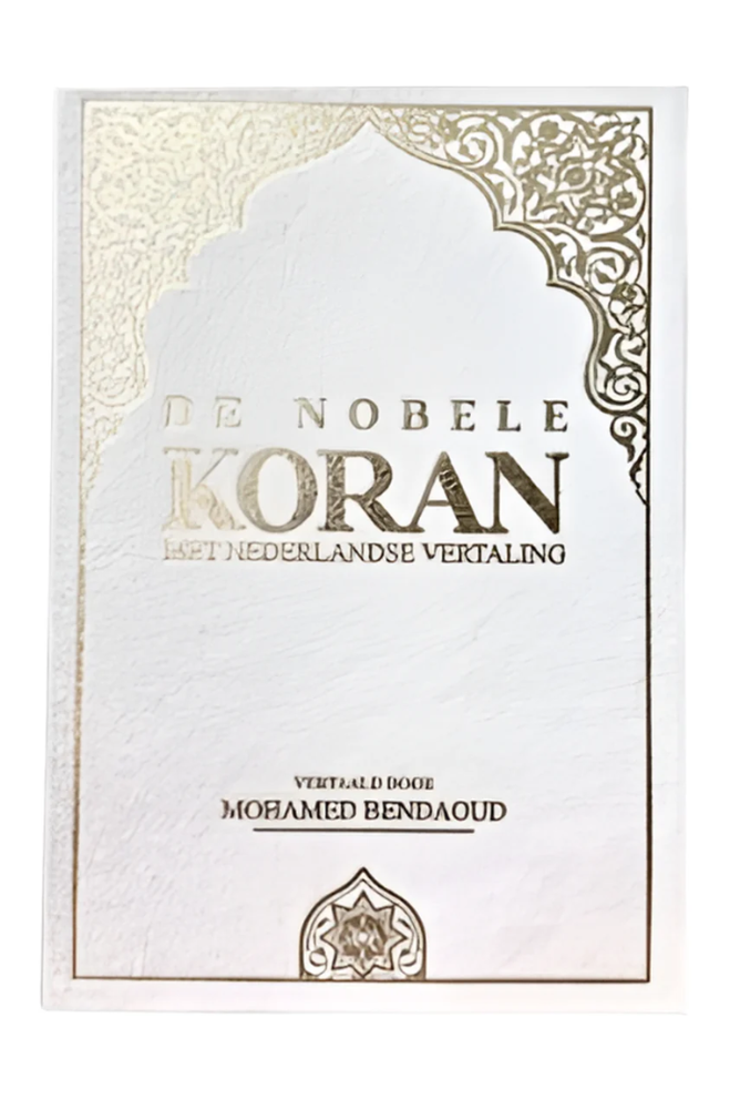 De Nobele Koran met Nederlandse vertaling - Wit | Mohamed Bendaud