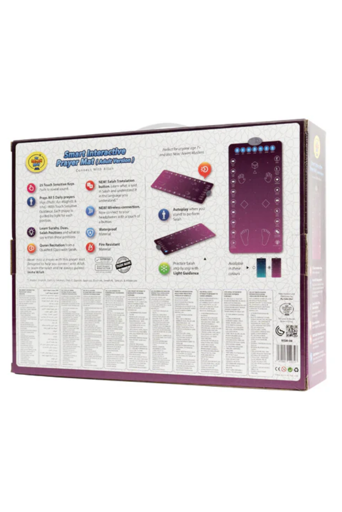 My Salah Mat - Tapis interactif Adultes | Rose