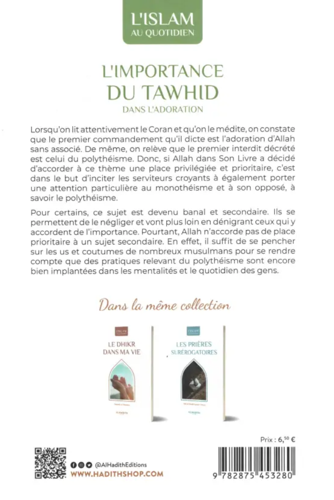 L'importance du Tawhid dans l'adoration