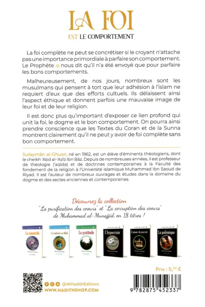 La foi est le comportement