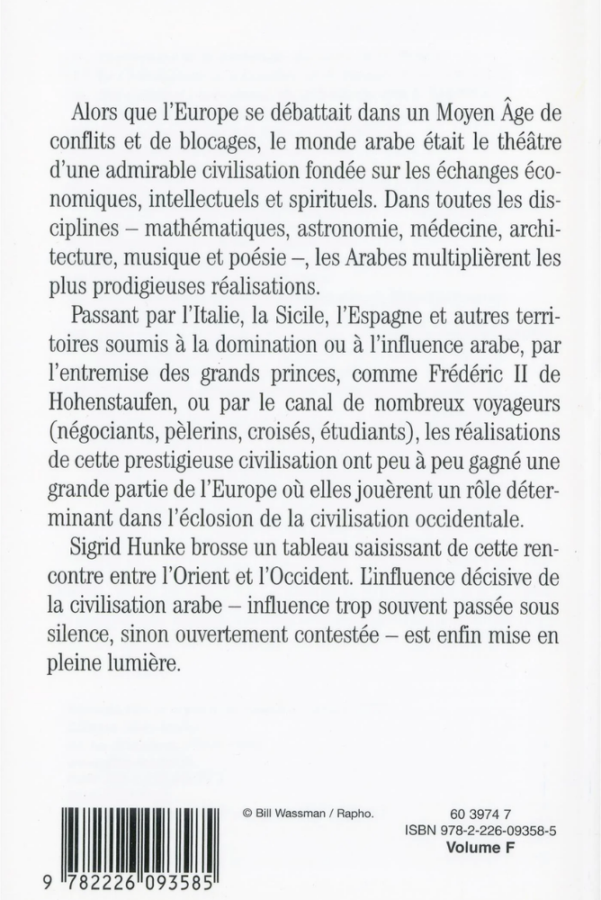 Le Soleil d’Allah Brille sur l’Occident | Sigrid Hunke – Albin Michel