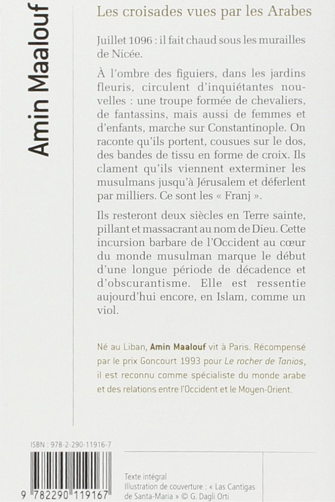 Les Croisades vues par les Arabes | Amin Maalouf