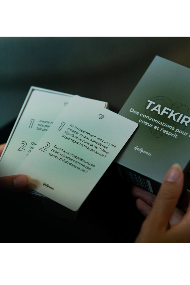 Qalbeen Cartes TAFKIR | Pour le coeur et l'esprit