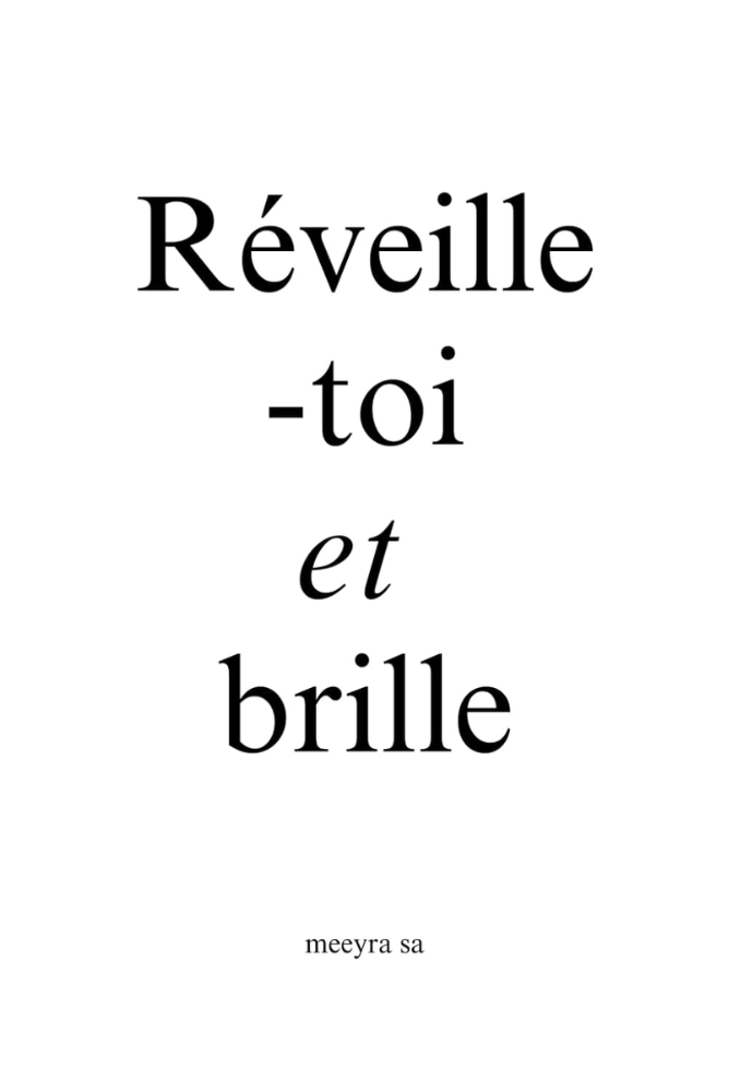 Réveille-toi et brille | Meeyra Sa