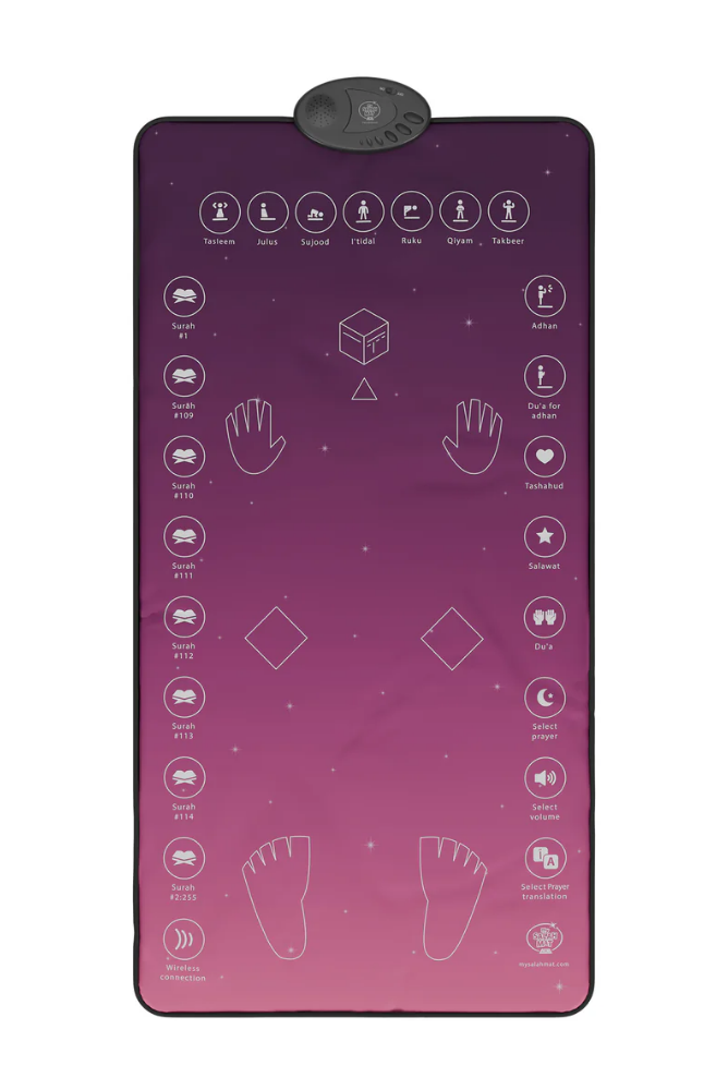 My Salah Mat - Tapis interactif Adultes | Rose