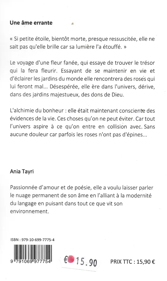 Une âme errante - Parfois les roses n'ont pas d'épines