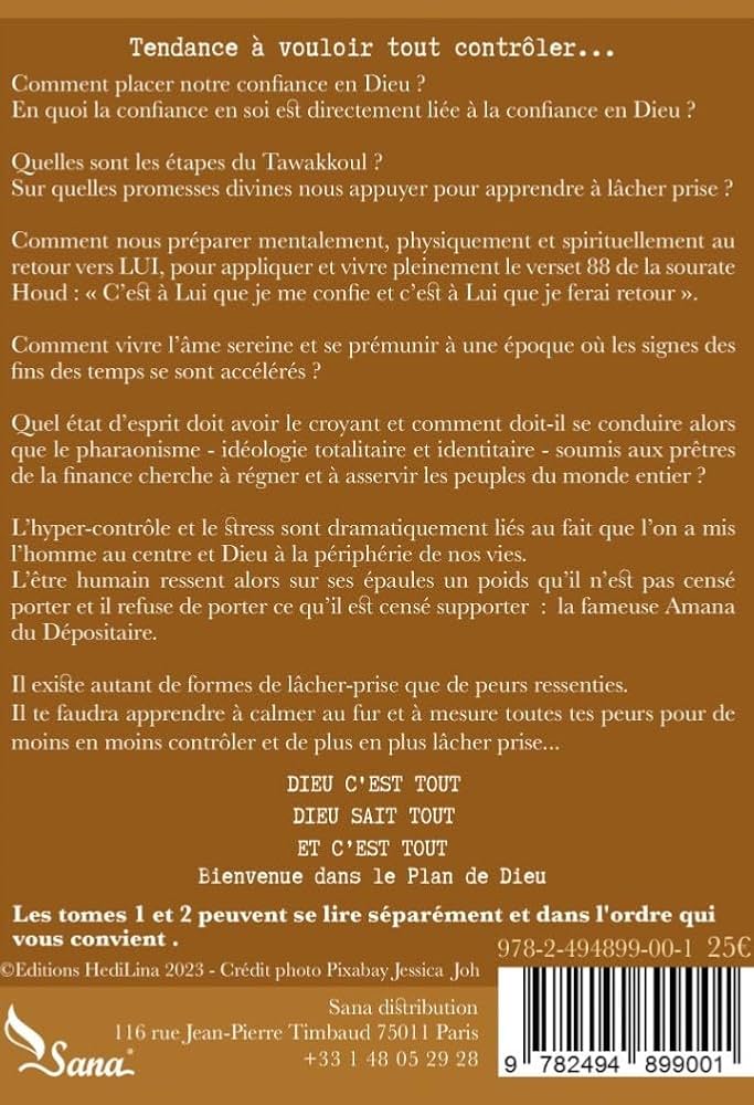 Le plan de Dieu "Les étapes du lâcher-prise en Islam" - Tome 2